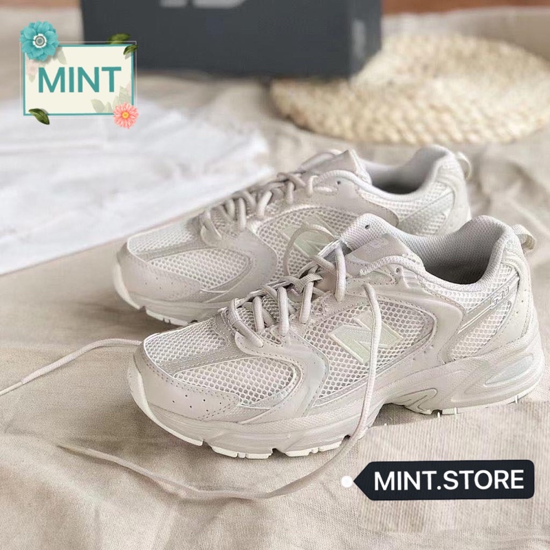 Giày thể thao sneaker NB530 trắng full