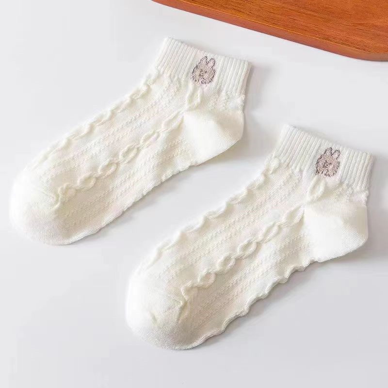 Vớ Thuyền Cotton Cổ Thấp Mềm Mại Thoải Mái Thoáng Khí Hợp Thời Trang Cho Nữ