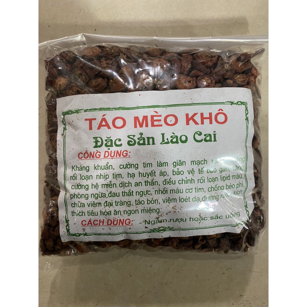 Táo mèo khô Lào Cai (1kg) loại vip táo phơi thái tay khô thơm đỏ