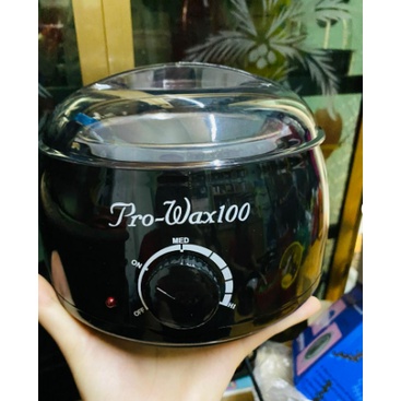 [Tặng que gỗ to] Nồi nấu sáp wax lông Pro-wax100 + 100g sáp Vỏ Vàng wax lông tại nhà
