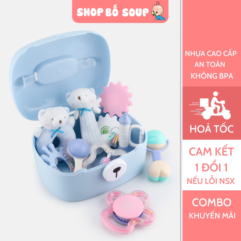 Xúc xắc cho bé Goryeo Baby có nướu ngậm chất liệu nhựa ABS cao cấp an toàn với trẻ sơ sinh Shop Bố Soup