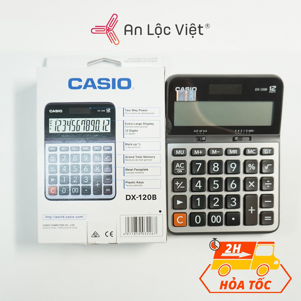 Máy tính Casio DX-120B chính hãng