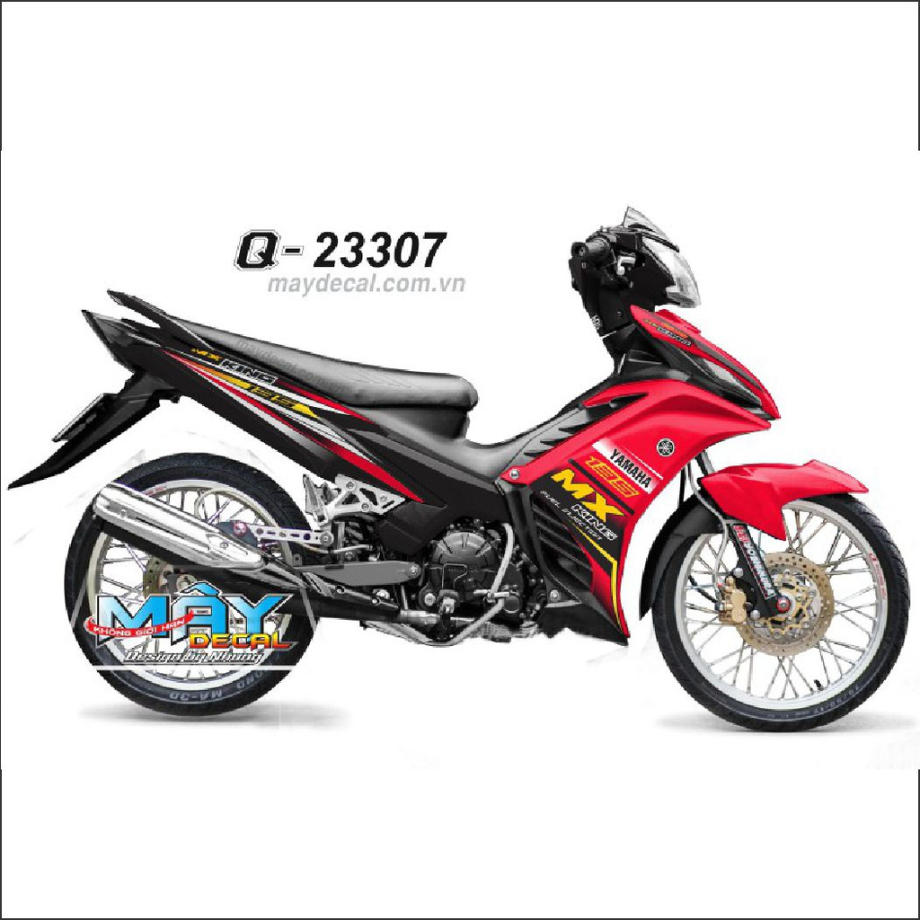 Tem Rời Exciter 135 Mx đỏ đen vàng (J)