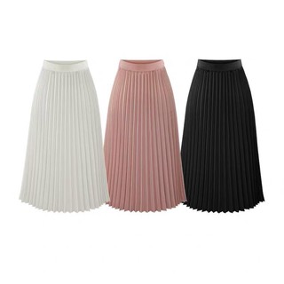 Chân váy xếp li dài