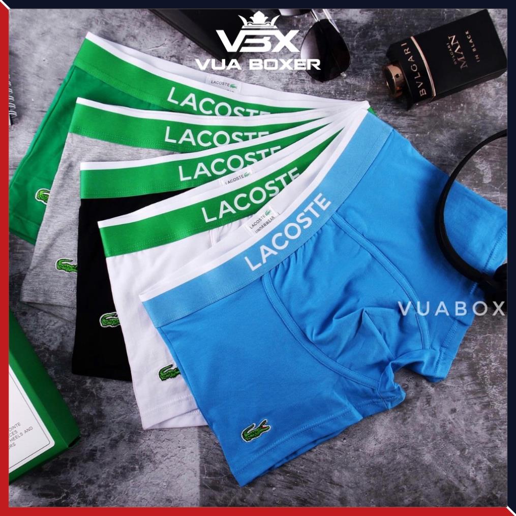 Quần Lót Nam Boxer Quần Sịp Nam Vải Cotton Thấm Hút Kháng Khuẩn Co Dãn Tốt LACOS-CT01