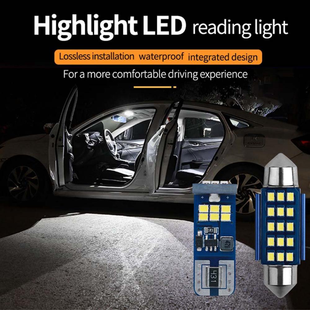 Đèn Led Diode SMD 12V 31-36 - 39-41mm Chuyên Dụng Cho Xe Hơi