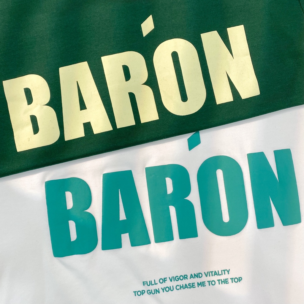 Áo Thun Tay Lỡ BARON Unisex Vải Tici Form Rộng - Tuni Store