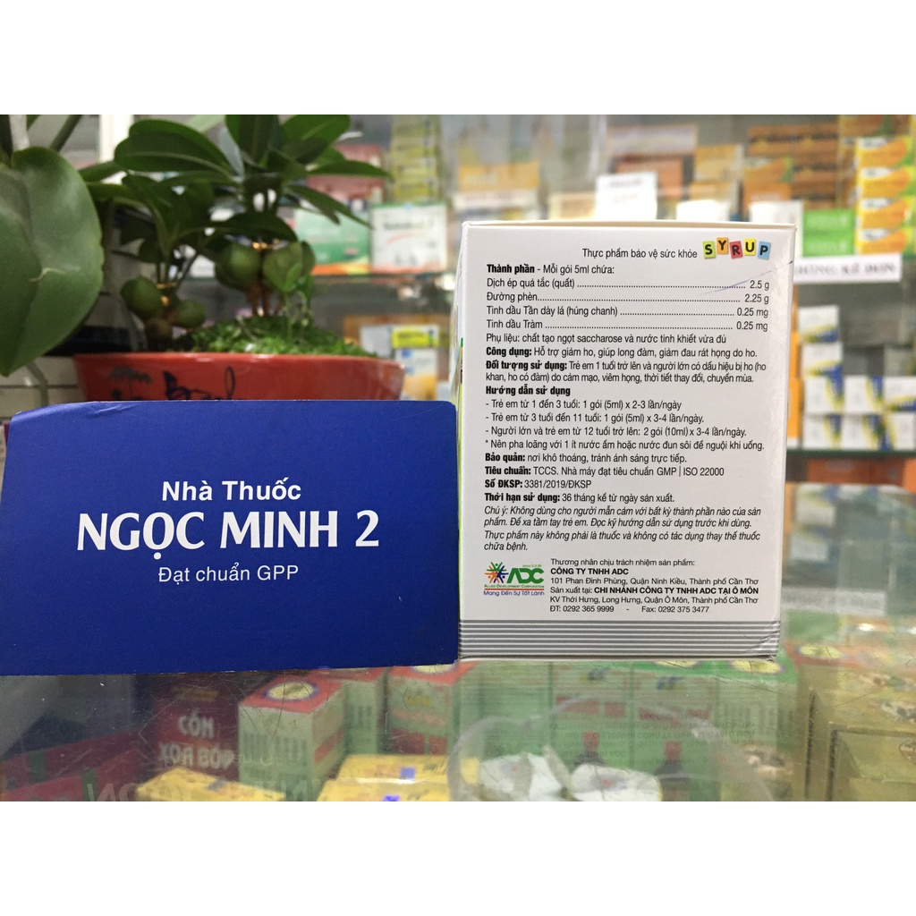 ✅ [Chính Hãng] Codatux Syrup hỗ trợ long đàm, giảm ho, đau họng.
