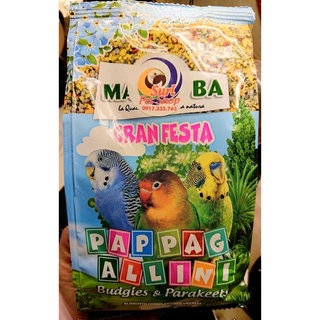 Thức ăn hoàn chỉnh gran festa pappag allini dành cho vẹt size trung và nhỏ 25k/100g