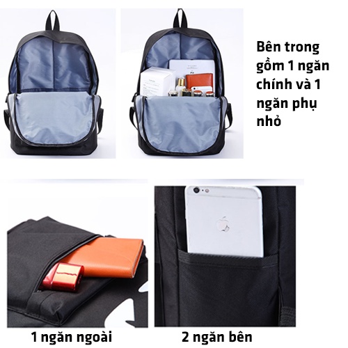 Balo Đi Học, Balô Túi Thời Trang Nam Nữ Học Sinh Sinh Viên Đẹp Giá Rẻ BLTT1