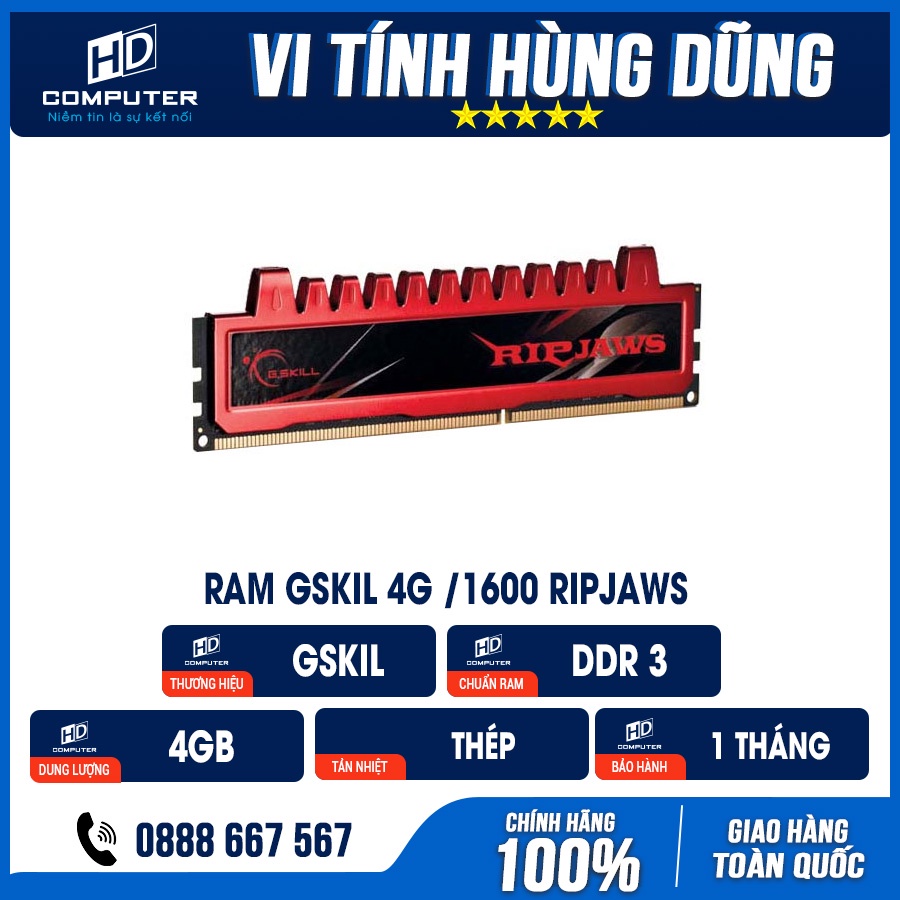 RAM GSKILL, DDR3 Gskill Aegis, team, kingmax 4g bus 1333/ 1600, ddr3 gskill 4g bus 1333 1600, ram máy tính