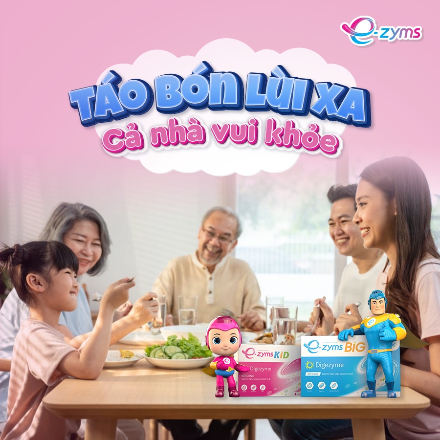 Cốm E-zyms Kid Giúp Bé Ăn Ngon, Tăng Cân, Giảm Táo Bón, Thúc Đẩy Hệ Tiêu Hóa Phát Triển Toàn Diện Hộp 20 Gói TTP030