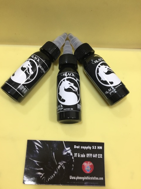 Mực xăm siêu đen Black Dragon 189k/1oz/ 30ml