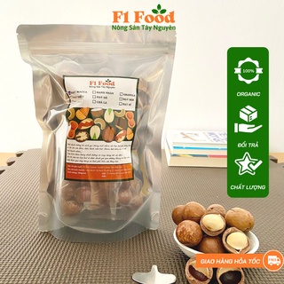 500g Hạt Macca nứt vỏ DakLak size A - Tặng kèm khui hạt