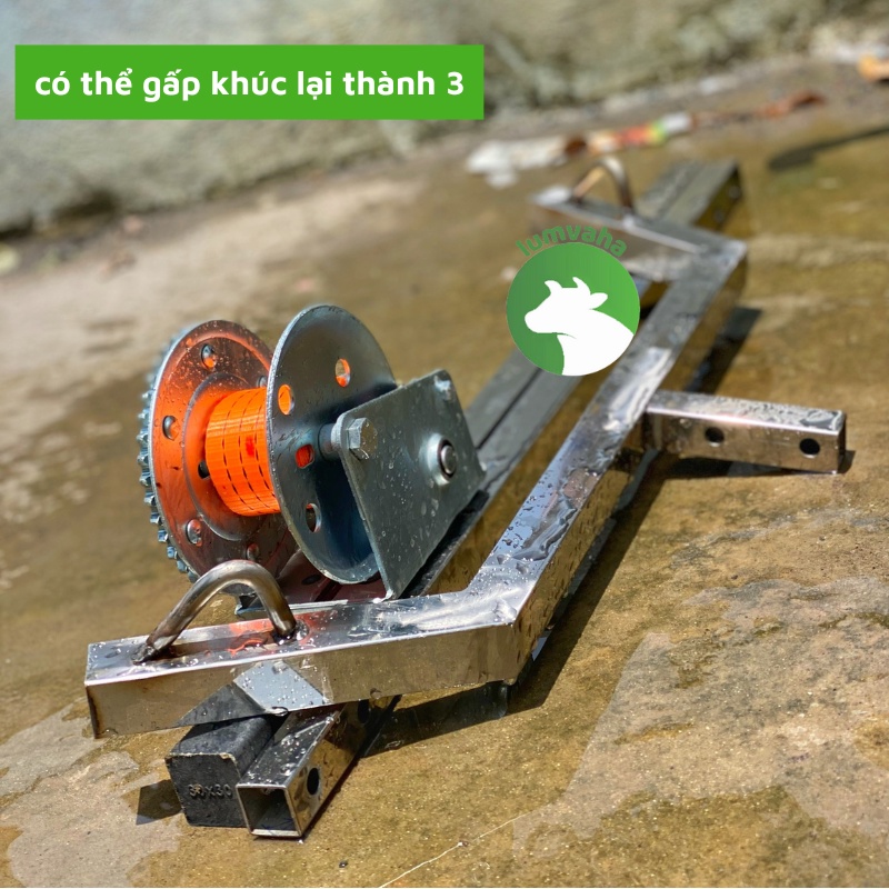 Gậy đỡ đẻ cho bò inox 304 gia xúc hỗ trợ gia xúc sinh sản 1.7m inox 304 VA08