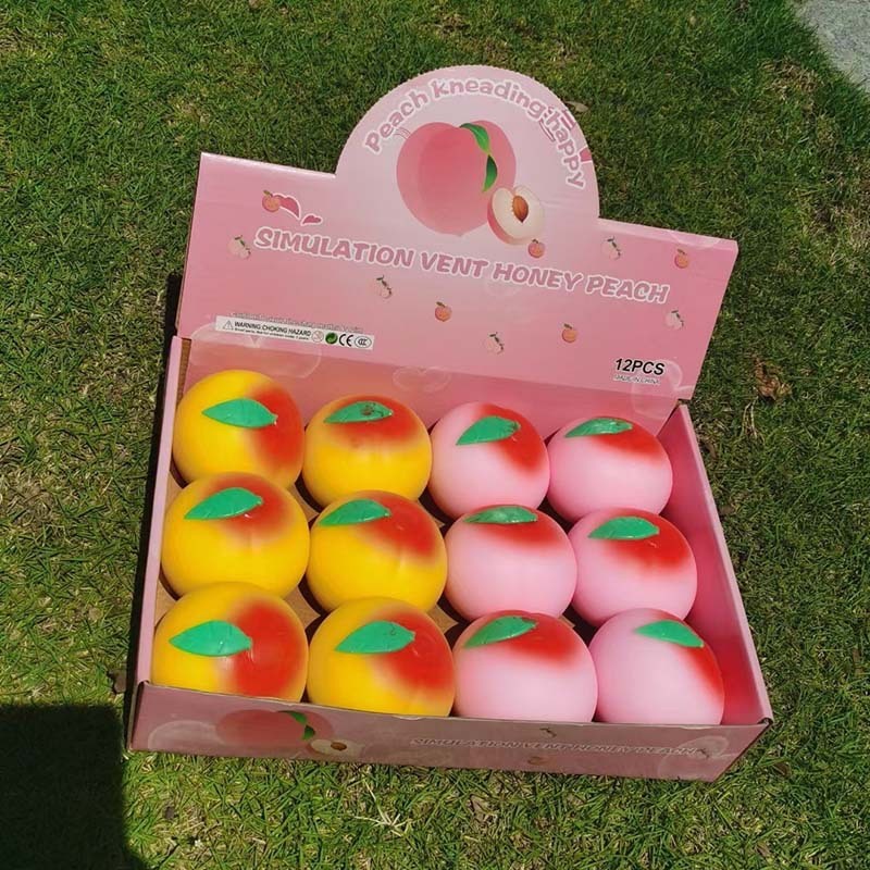 GUDETAMA SQUIShY Hình Quả Đào Hồng Đào Xanh Galaxy đáng yêu mochi slime