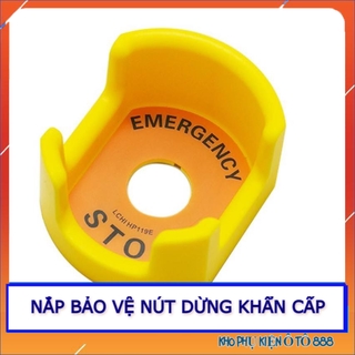 Nắp Chụp Bảo Vệ Nút Dừng Khẩn Cấp STOP 22mm