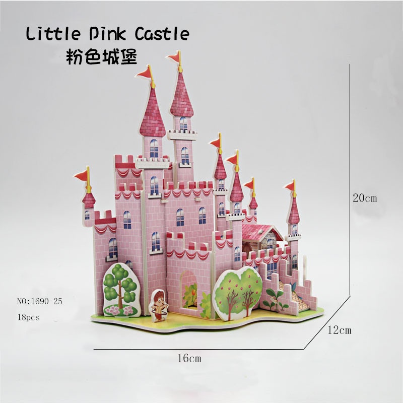logo xếp hình Bộ Đồ Chơi Lắp Ráp Lâu Đài Halloween 3D Bằng Giấy Diy Độc Đáo Thú Vị Cho Trẻ Em