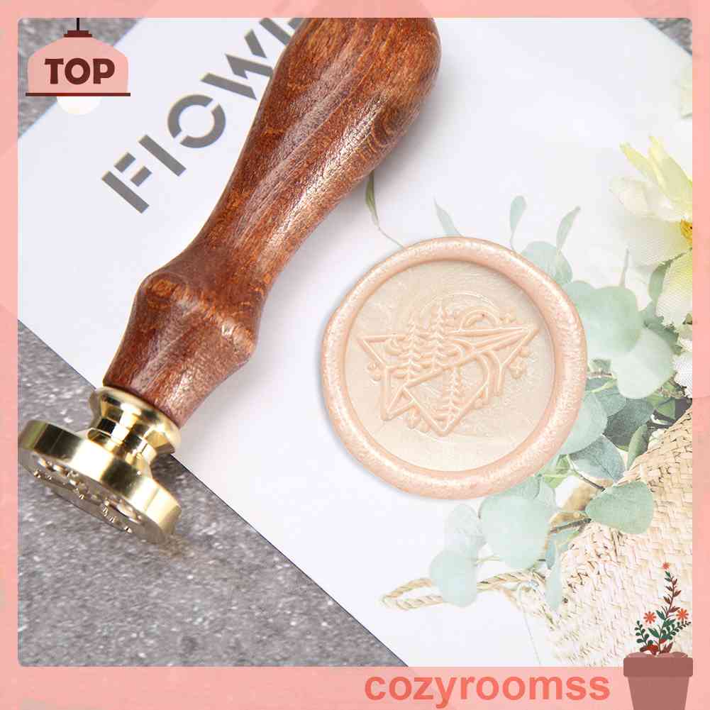 Set 100 Hạt Đóng Dấu Bát Giác Phong Cách Retro