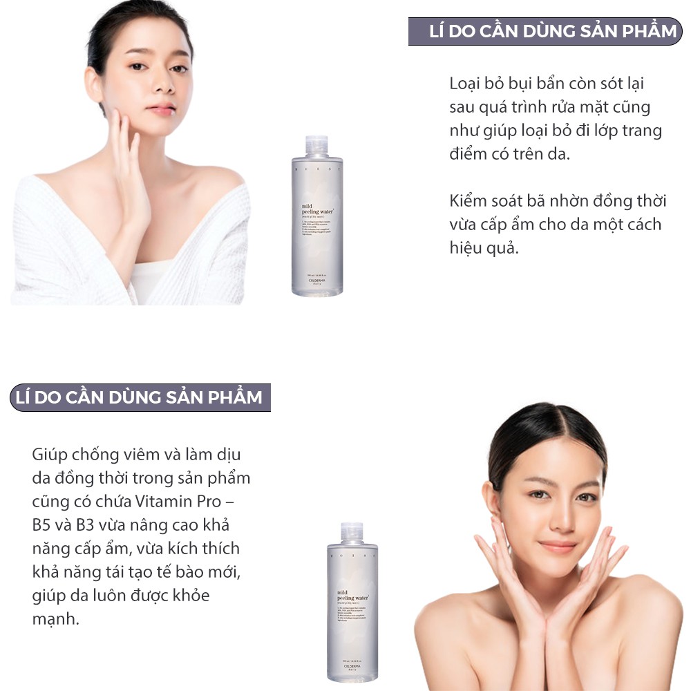 Nước hoa hồng trắng da hàn quốc cho da mụn Cellderma HH02