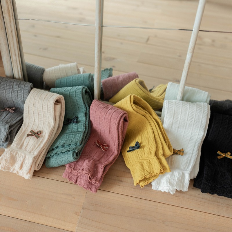 Quần Legging Chất Vải Cotton Giữ Ấm Chân Cho Bé Gái