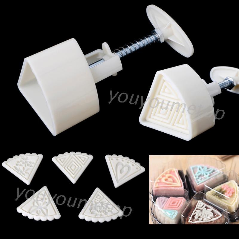 youyo*Set 6 Khuôn Tạo Hình Trang Trí Bánh Trung Thu