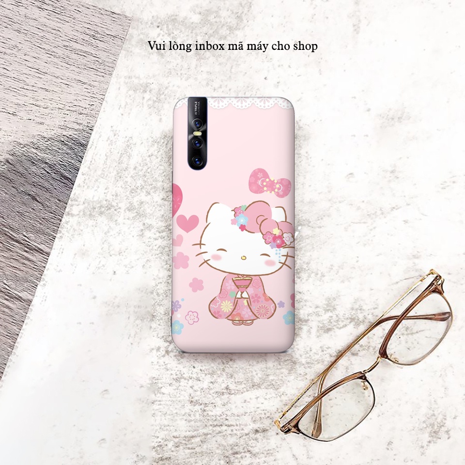 Miếng Dán Skin Điện Thoại In Hình Hello Kitty Cho Iphone 6/ 7/ 8/ X/ XS/ 11/ 11 Pro Max Và Các Dòng Máy Android