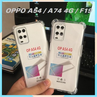 Ốp Lưng Oppo A54 4G / A74 4G / Oppo F19 Chống Sốc 4 Góc Cạnh Có Viền Bảo Vệ Camera Siêu Hót