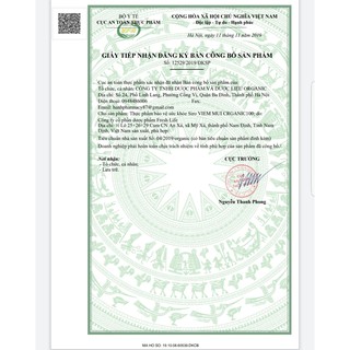 Siro viêm mũi Organic100 125ml