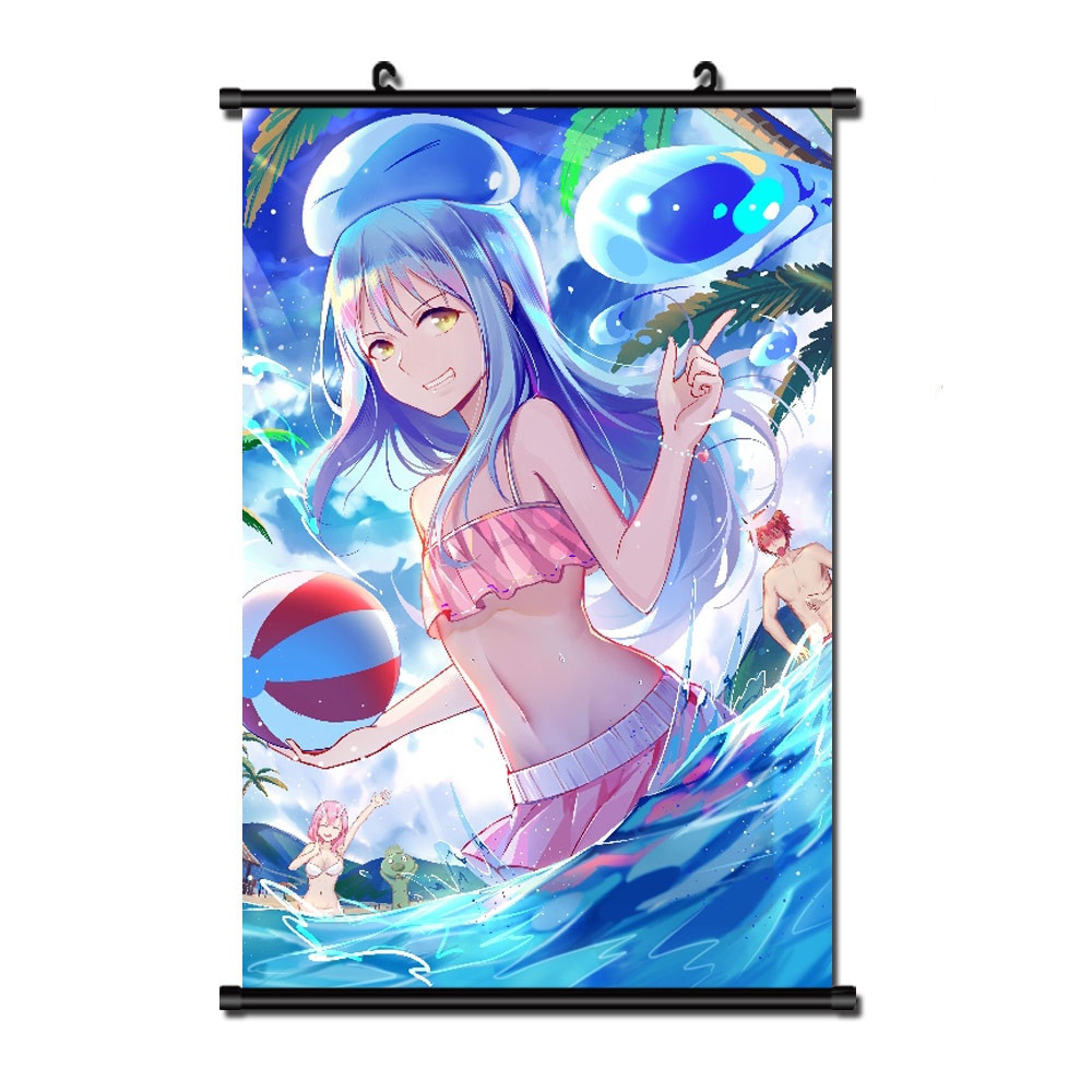 Tranh Cuộn Vải Canvas Treo Tường Trang Trí In Hình Anime That Time I Got Reincarnated as a Slime