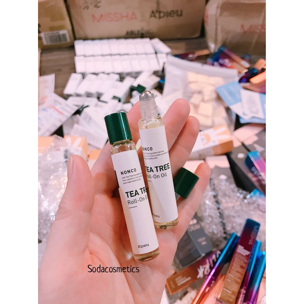 Tinh Dầu Tràm Trà A’PIEU Nonco Tea Tree Roll On Oil | BigBuy360 - bigbuy360.vn