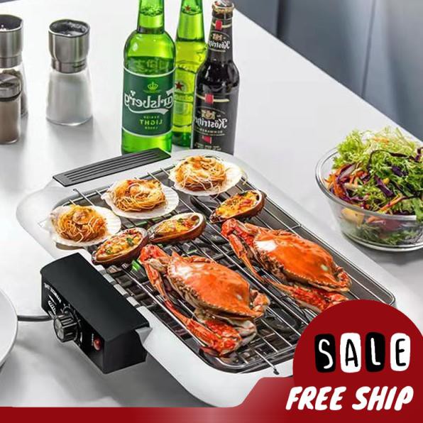 BẾP NƯỚNG ĐIỆN KHÔNG KHÓI BBQ 2000W BY1909- Hàng loại 1, thích hợp cho gia đình, tiện lợi !