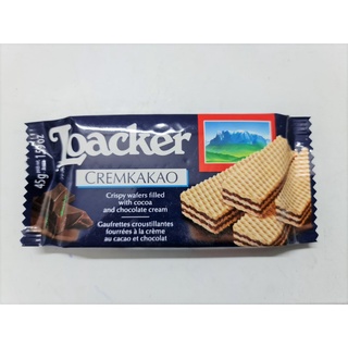 Bánh xốp nhân kem ca cao loacker cremkakao crispy wafers