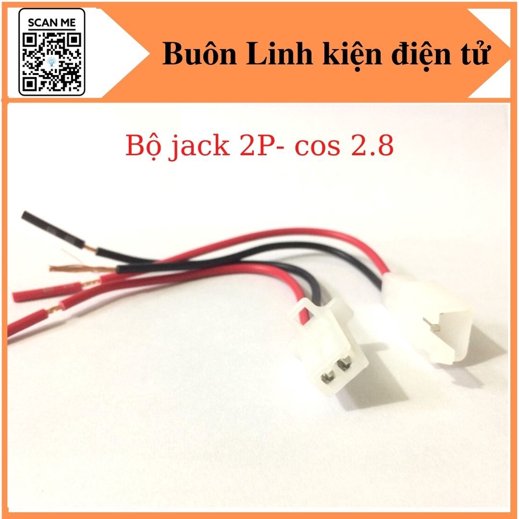Jack kết nối 2P- cos 2.8 có dây
