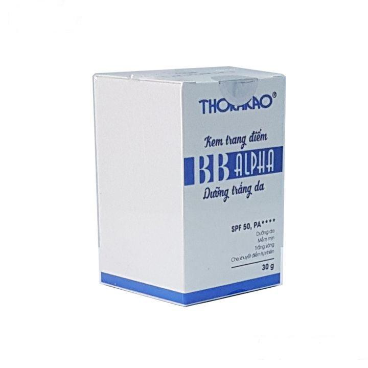 KEM TRANG ĐIỂM BB ALPHA DƯỠNG TRẮNG DA THORAKAO 30G | BigBuy360 - bigbuy360.vn