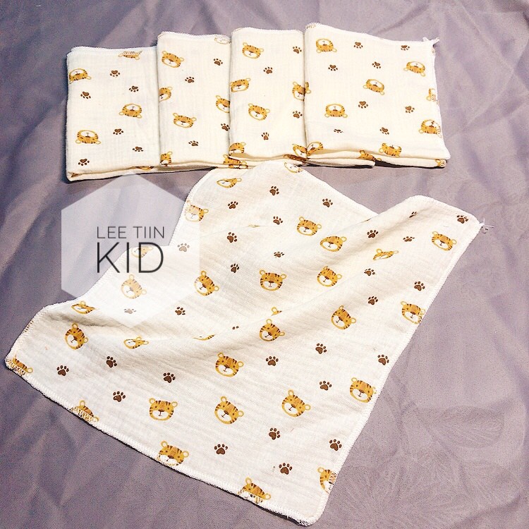 Khăn sữa xô muslin mỏng mịn siêu thấm hút cho bé trai, bé gái