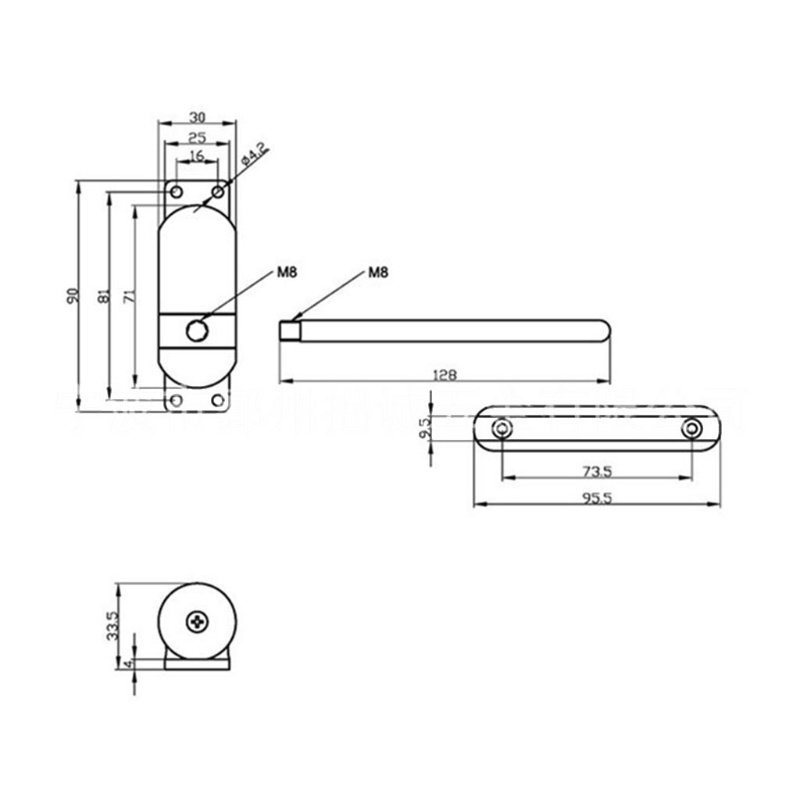 Bản Lề Đóng Cửa Tự Động Có Thể Điều Chỉnh