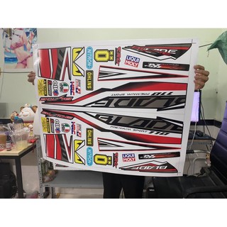 Ten rời xe wave blade 110 đỏ đen