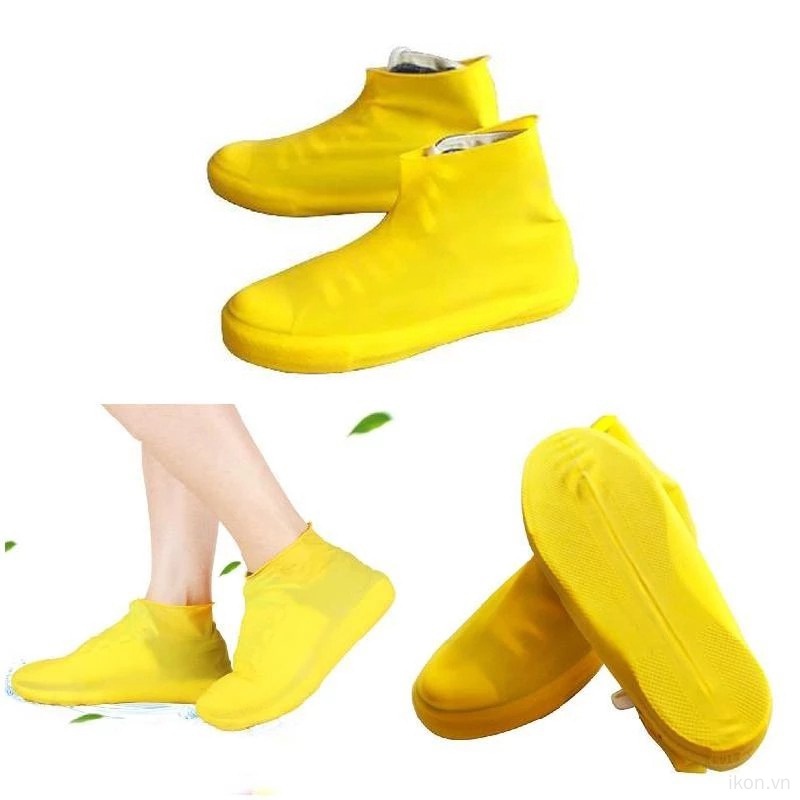Vỏ Bọc Giày Đi Trong Nhà/Ngoài Trời Chống Thấm Nước Chống Trượt Chất Liệu Dày Dặn