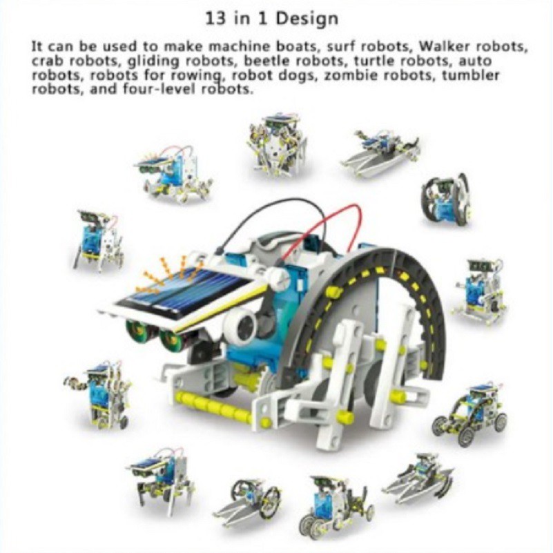 BỘ LẮP RÁP 13 IN 1 SOLAR ROBOT KIT 2115A