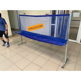 Lưới chắn bóng bàn-Lưới thu hồi bóng bàn dùng để luyện tập có bánh xe di chuyển tiện lợi