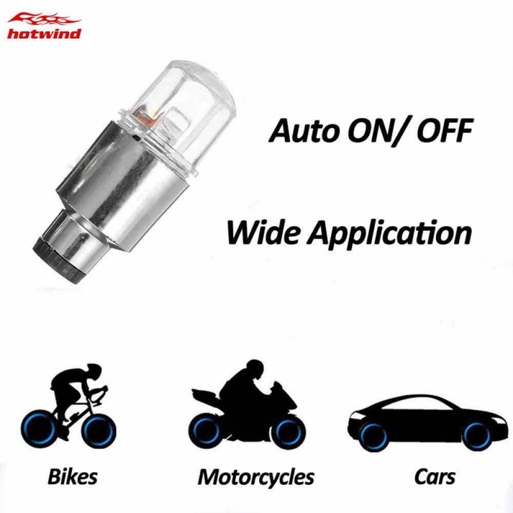 Hw Set 2 Đèn LED Gắn Bánh Xe Đạp Trang Trí