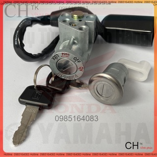 Ổ Khóa 2 Cạnh Dành Cho Xe Máy wave alpha nhỏ zx thái - đồ chơi xe máy