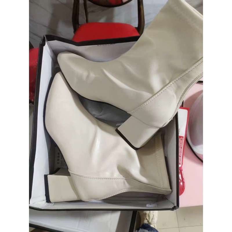 [RẺ VÔ ĐỊCH] BOOT DA CAO CỔ ĐẾ VUÔNG 6cm LOẠI ĐẸP CHỈ THẲNG | BigBuy360 - bigbuy360.vn