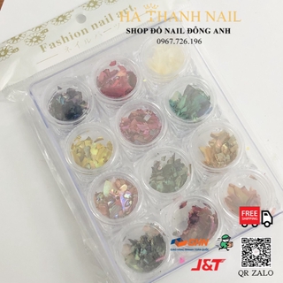 Xà cừ nail , làm vân đá đính móng