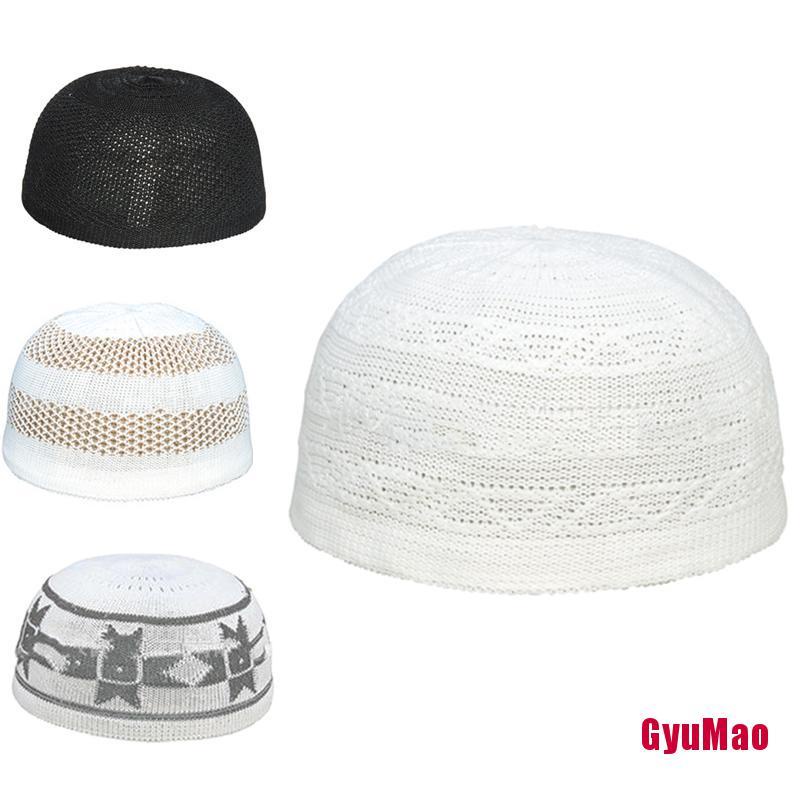 Nón Đội Cầu Nguyện Hồi Giáo Bằng Cotton Dệt Kim rx1GUMO 2020 HDY Mới Dành Cho Nam