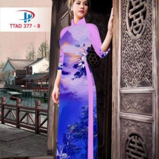 Bộ Vải áo dài in 3D