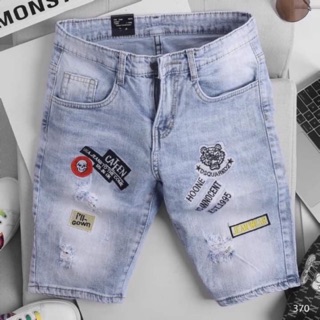 Quần short jean nam nam cao cấp quần short jeans nam rách