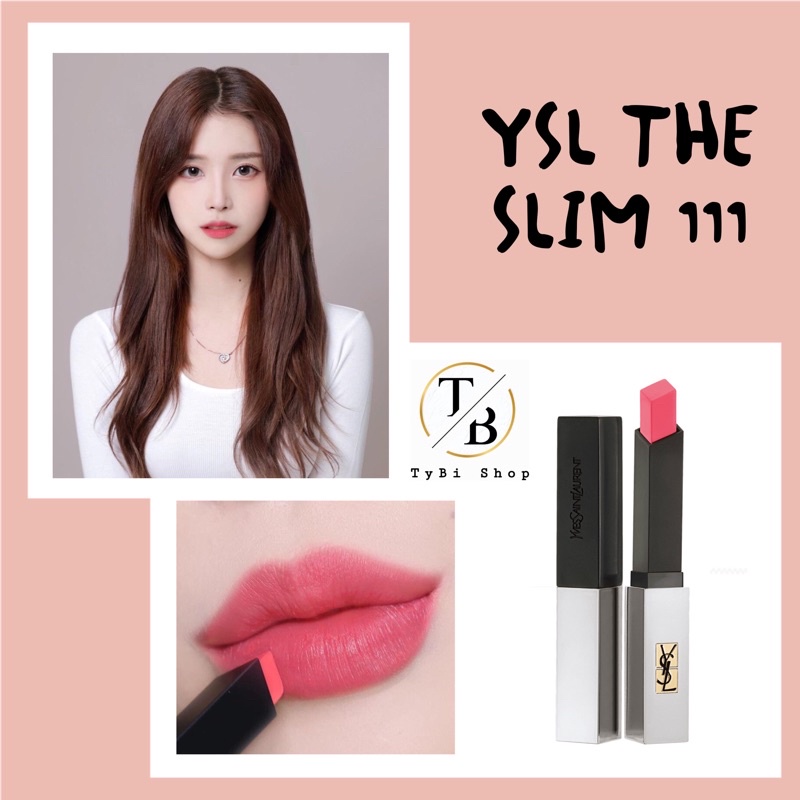 Son YSL Slim 111 Corail Explicite Màu Hồng San Hô (TyBi Shop)