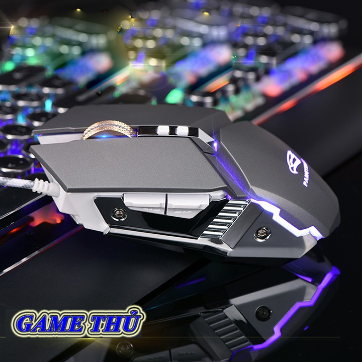 Chuột game thủ PANGYINGO Y09 mẫu mới 2018 thiết kế độc lạ có LED nhiều màu